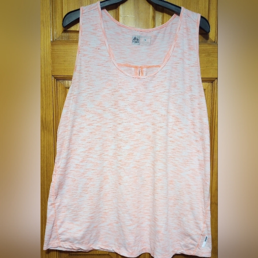 RBX White Relaxed Sleeveless Tank Top, Size 2X